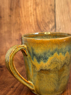 Earth Tone Multi-Color Handmade Mug (Stoneware)