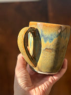 Earth Tone Multi-Color Handmade Mug (Stoneware)