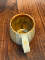Warm Fall Leaf Handmade Mug (Stoneware)