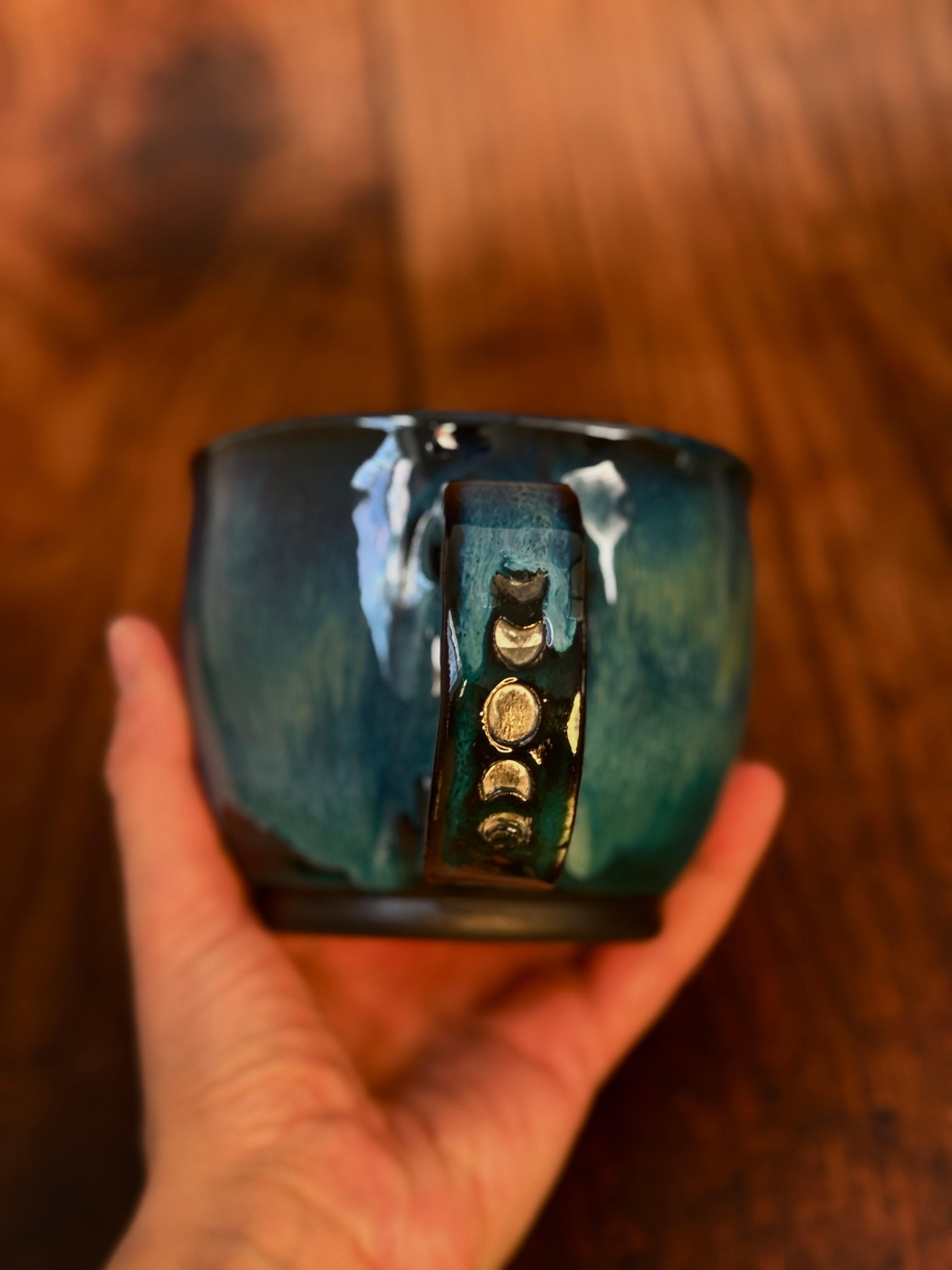 Moon Phase Handmade Mug (Stoneware)