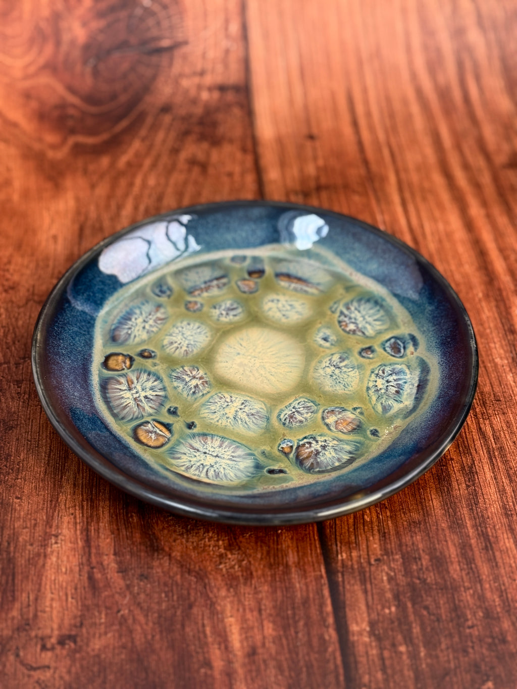 Multi-Color Handmade Small Plate (Stoneware)