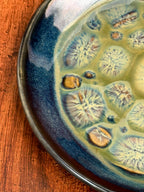 Multi-Color Handmade Small Plate (Stoneware)