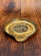 Earthy Brown Handmade Grating Dish (Stoneware)