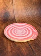 Bright Pink Handmade Spoon Rest (Stoneware)