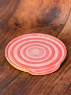 Bright Pink Handmade Spoon Rest (Stoneware)