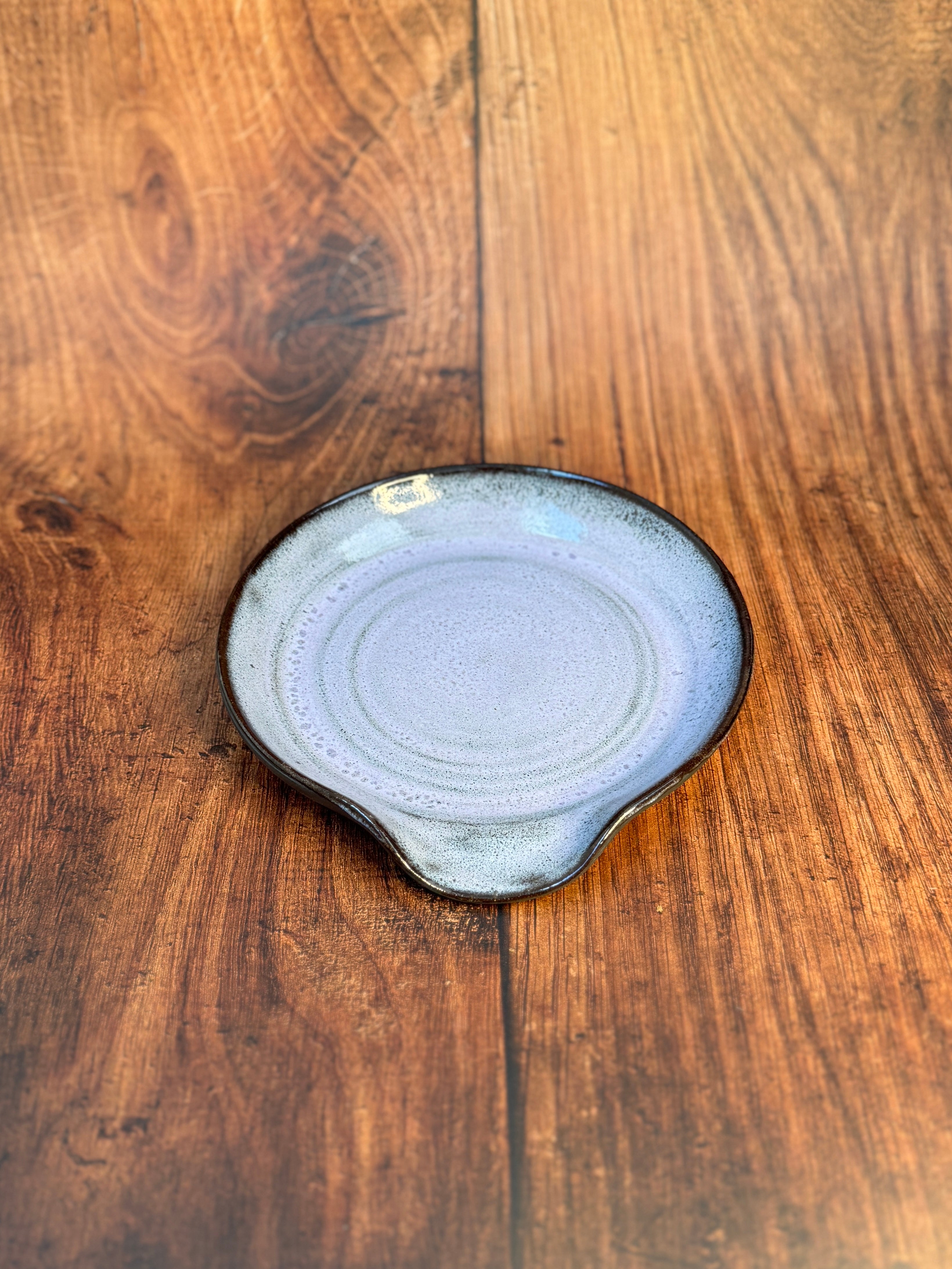 Lavender Handmade Spoon Rest (Stoneware)