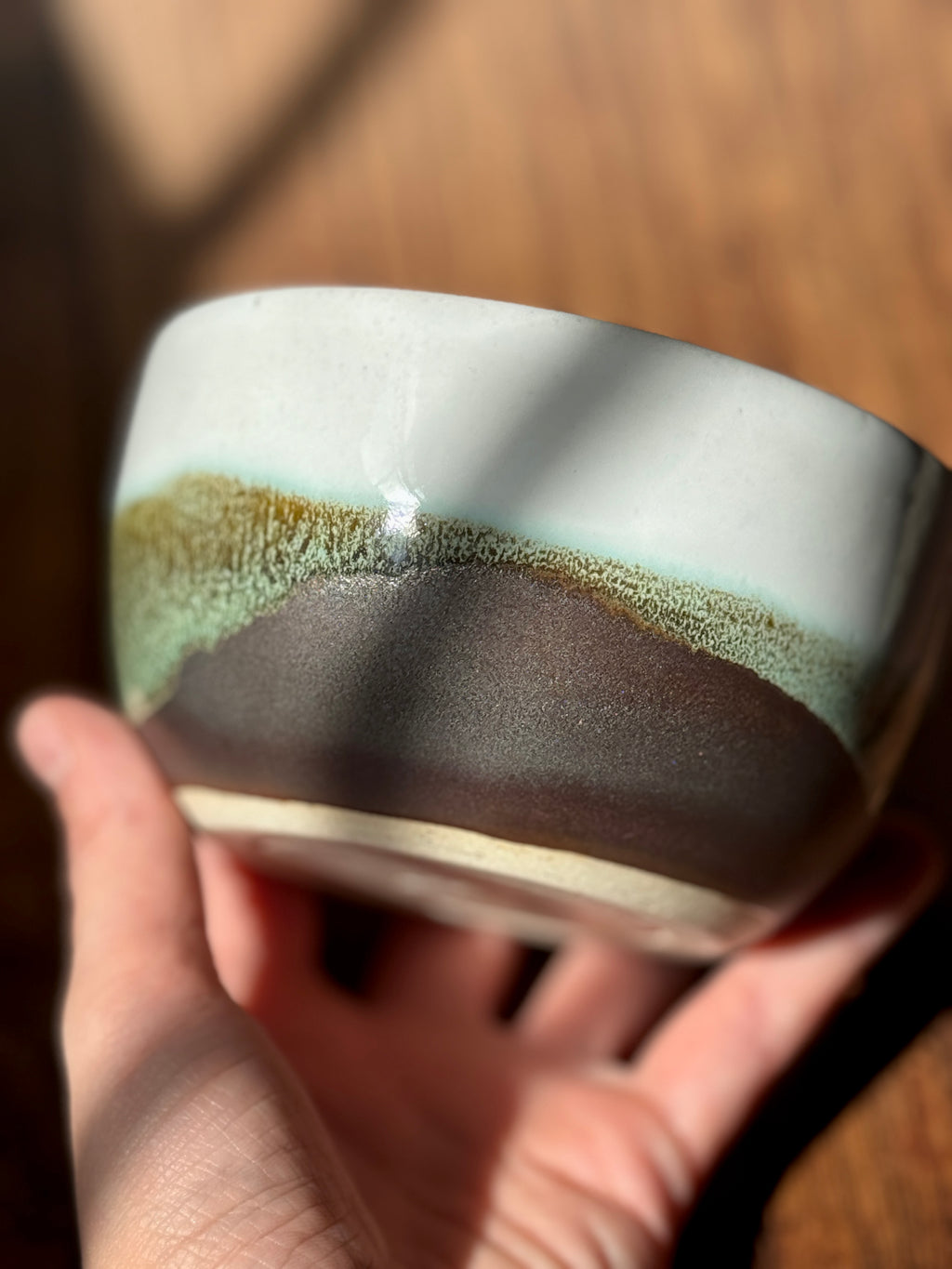 Layered Glaze Handmade Bowl (Stoneware)