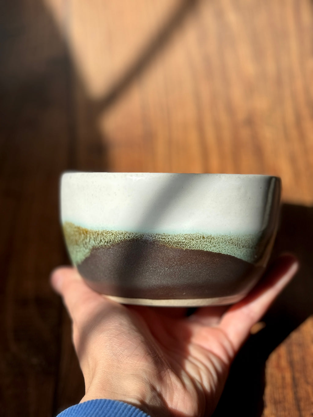 Layered Glaze Handmade Bowl (Stoneware)