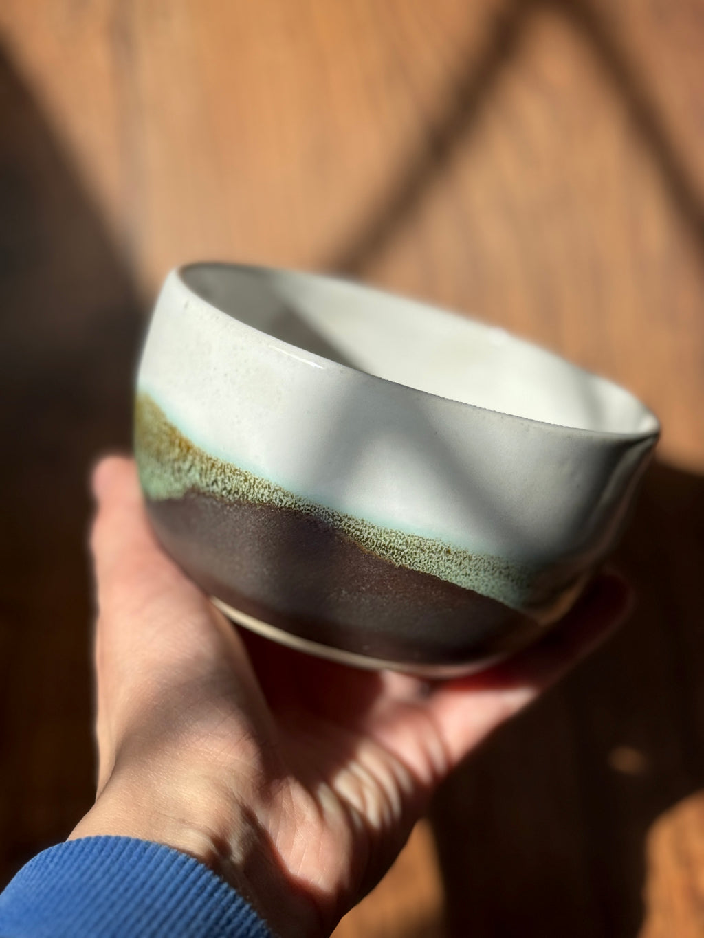 Layered Glaze Handmade Bowl (Stoneware)