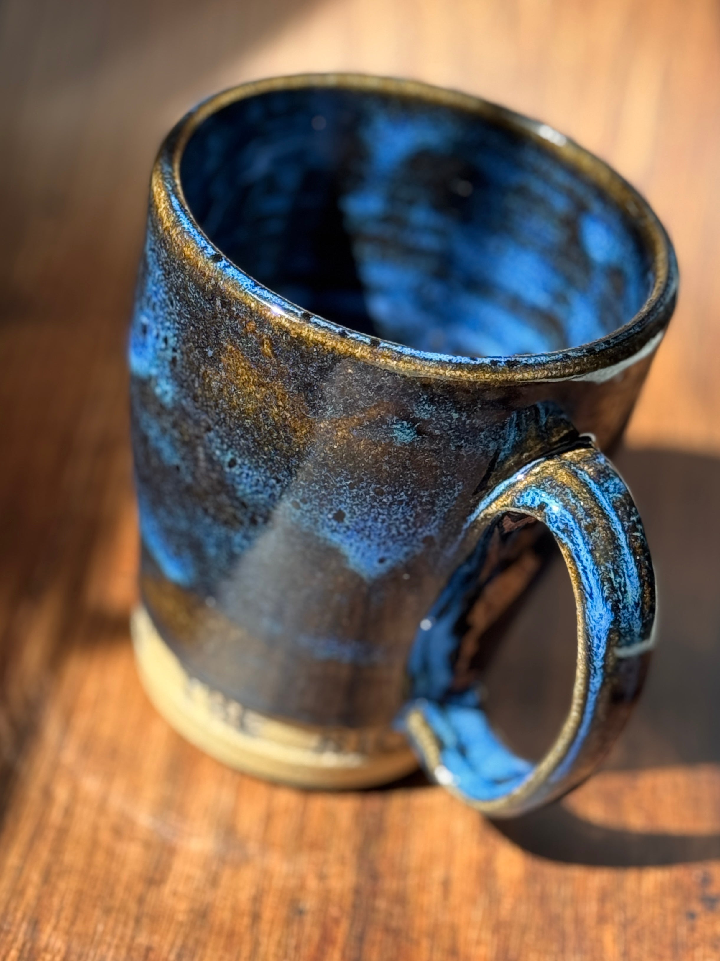 “Save the Planet Eat the Rich” Handmade Ceramic Mug (Stoneware)