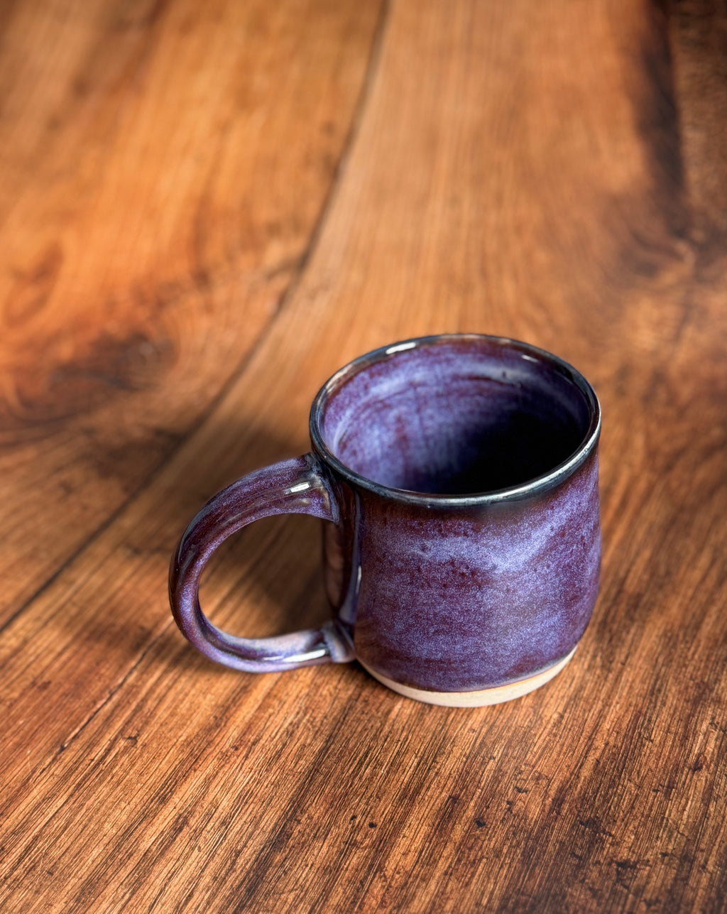Deep Purple Handmade Ceramic Mug (Stoneware)