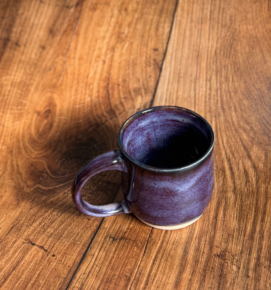 Deep Purple Handmade Ceramic Mug (Stoneware)
