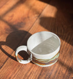 Handmade Ceramic Mug with Matte and Gloss Glaze (Stoneware)