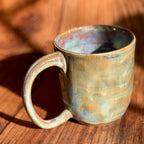 Earth Tone Handmade Ceramic Mug (Stoneware)