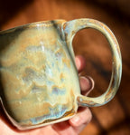 Earth Tone Handmade Ceramic Mug (Stoneware)