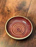 Deep Pink Handmade Dinner Bowls – Set of 2 (Stoneware)