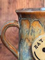 Eat the Rich Handmade Stein Mug (Stoneware)