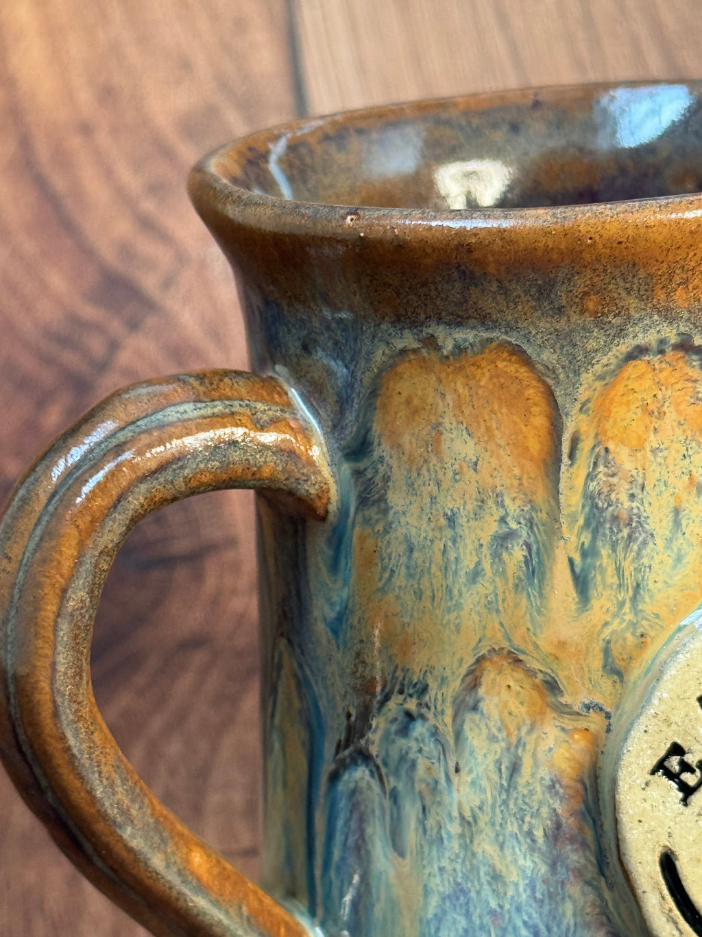 'Eat the Rich' Handmade Stein Mug