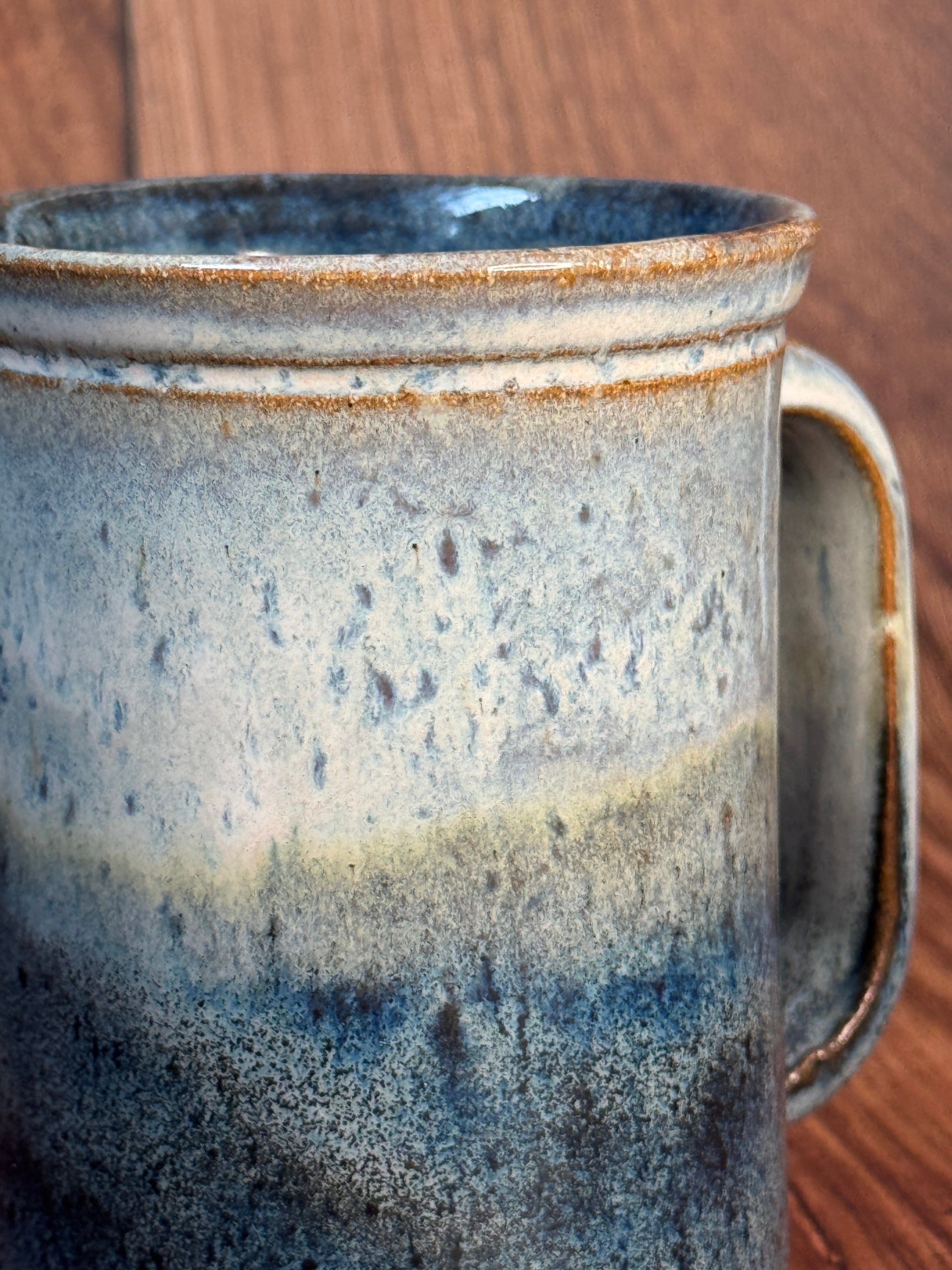 'Talk Shit, Get Bit' Handmade Stein Mug