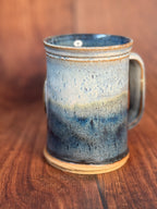 Cat Medallion Handmade Stein Mug (Stoneware)