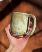 Earth Tone Handmade Ceramic Mug (Stoneware)