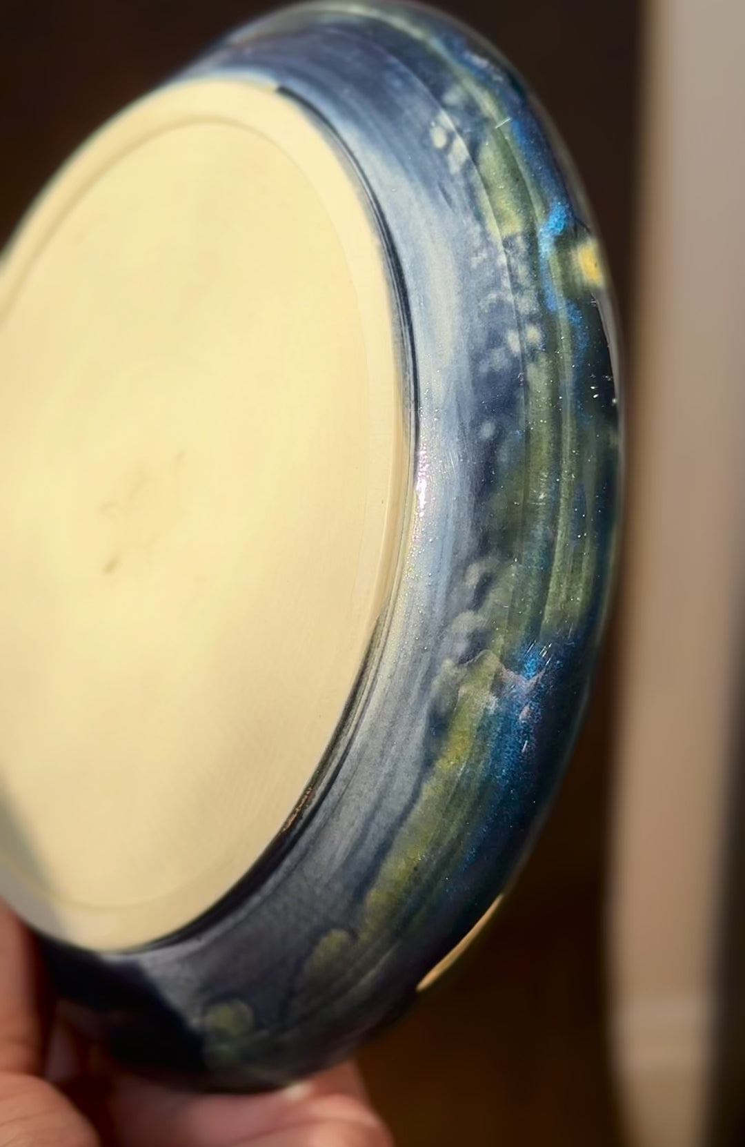 Multi-Color Handmade Small Plate (Stoneware)