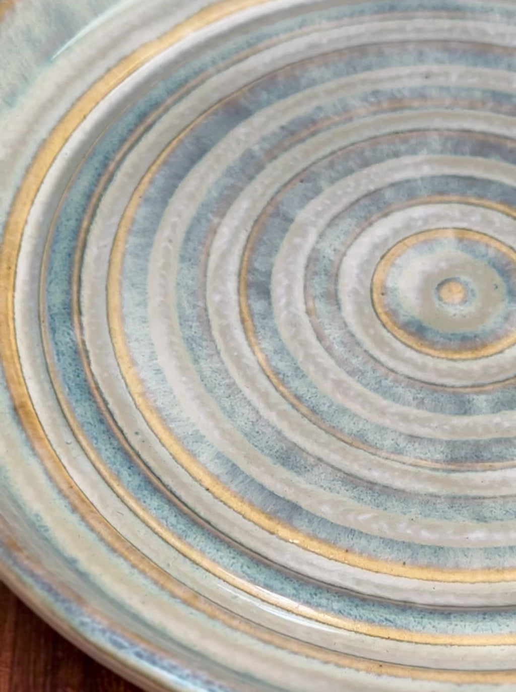 Light Blue Handmade Spoon Rest (Stoneware)
