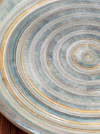 Light Blue Handmade Spoon Rest (Stoneware)