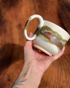 Handmade Ceramic Mug with Matte and Gloss Glaze (Stoneware)