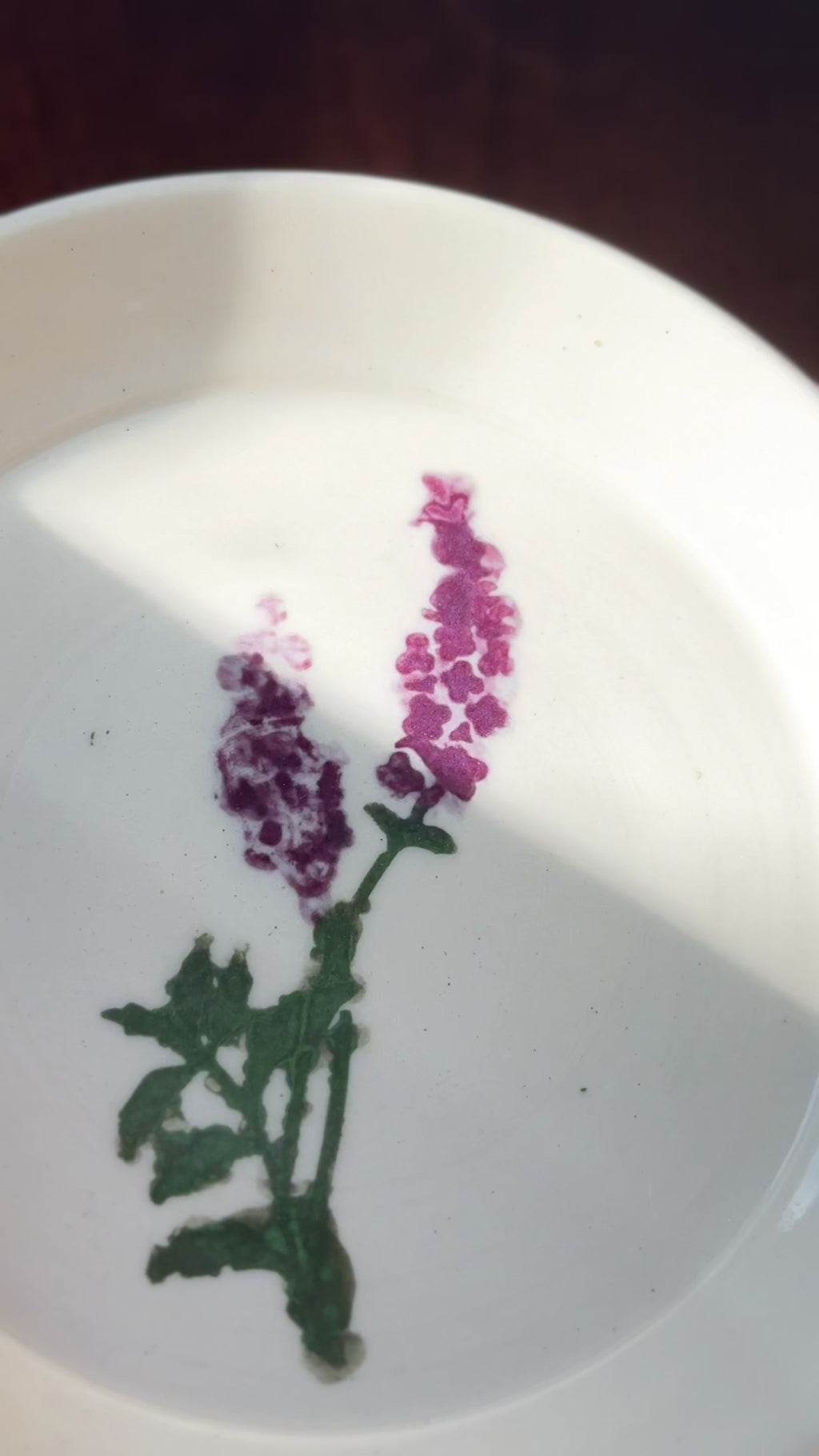 Wildflower Handmade Dinner Plate (Stoneware)