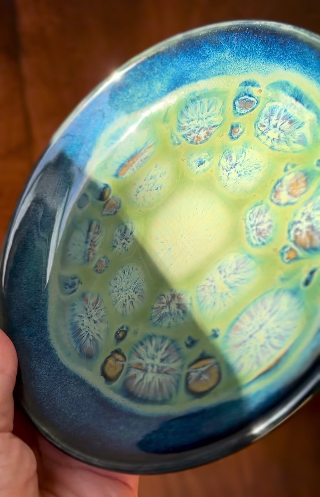 Multi-Color Handmade Small Plate (Stoneware)
