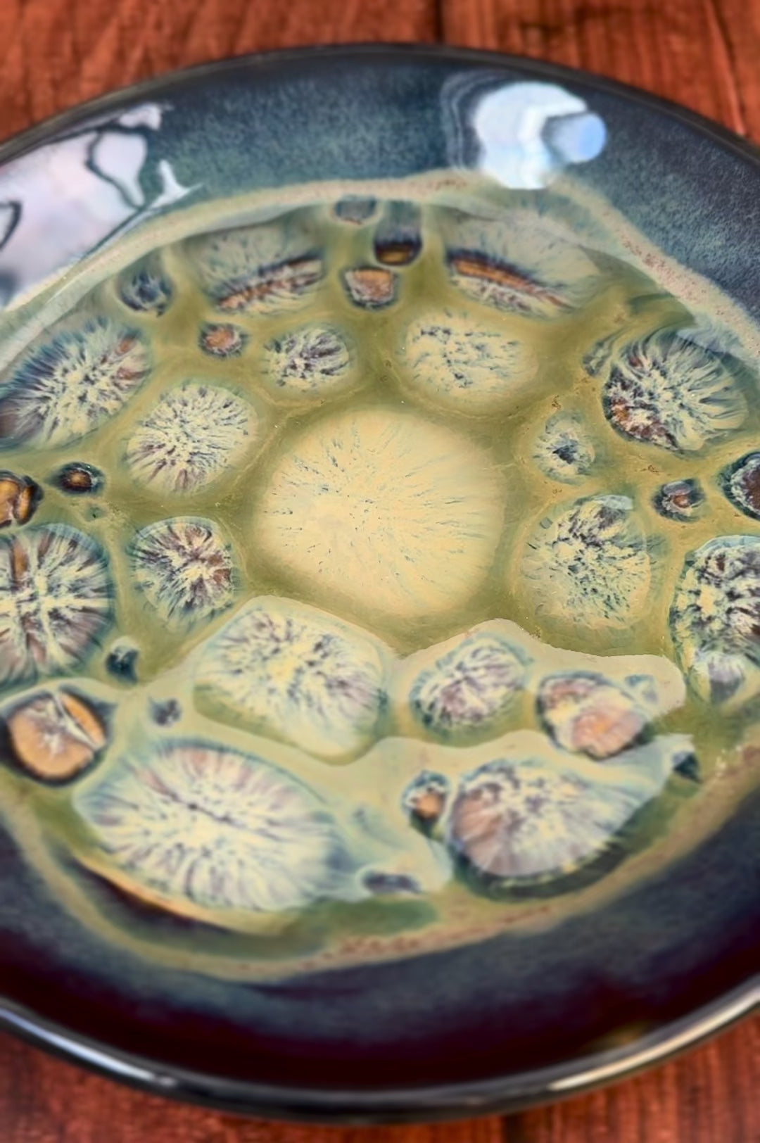 Multi-Color Handmade Small Plate (Stoneware)