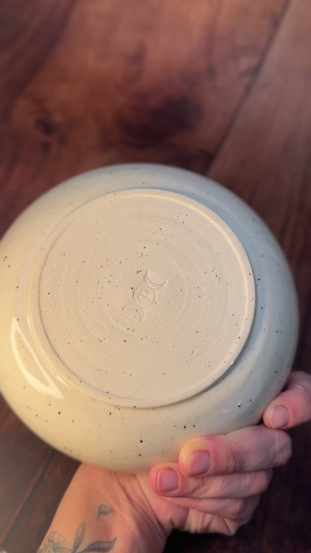 Polite on the Outside Handmade Ceramic Dinner Bowls (Set of 2)