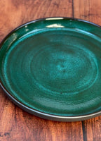Deep Teal Handmade Small Plate (Stoneware)