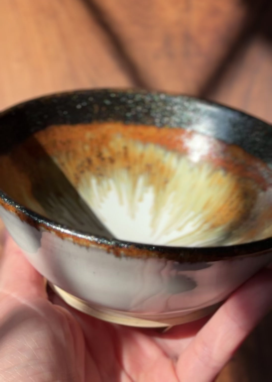 Sparkle Rim Handmade Ceramic Bowl (Stoneware)